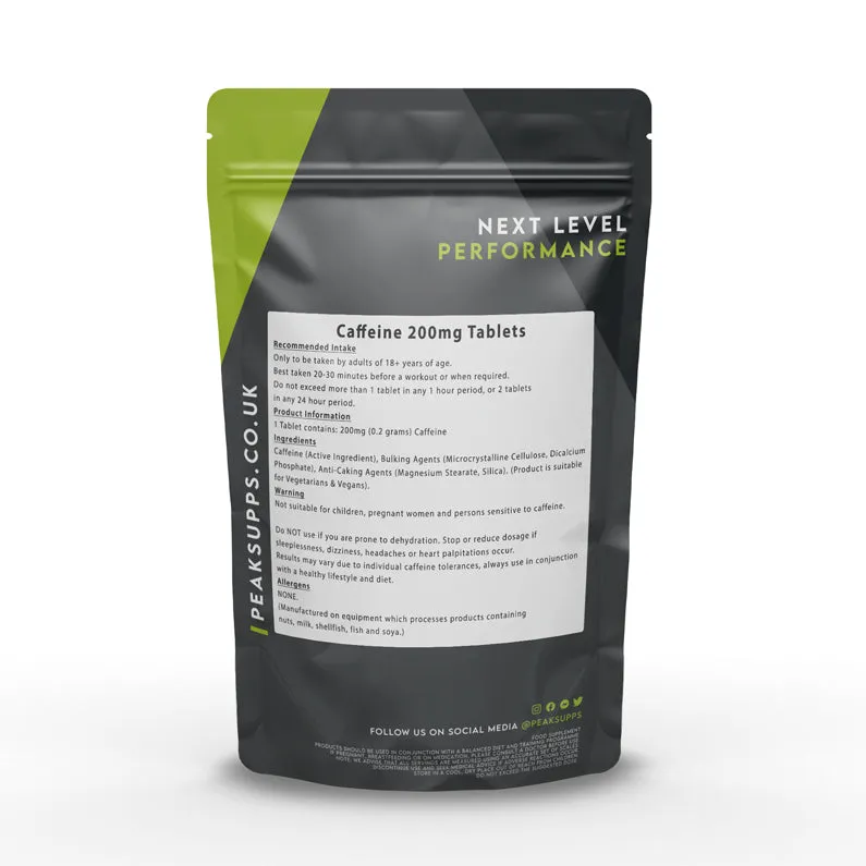 Caffeine Tablets 200mg
